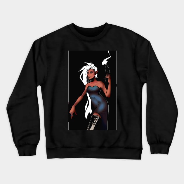 Damsel Crewneck Sweatshirt by frooglekade